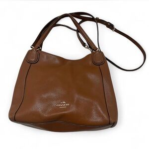 Coach Tan Leather Shoulder Bag
